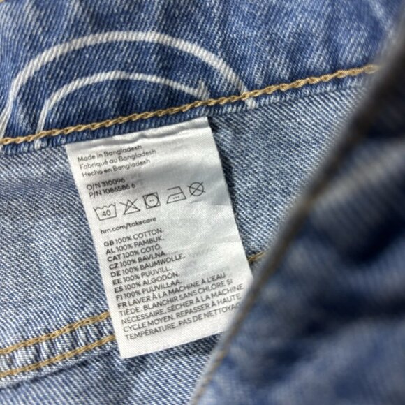 Smiley Originals X H&M High Waist Straight Leg Jeans Women's Size 6 - Picture 5 of 12